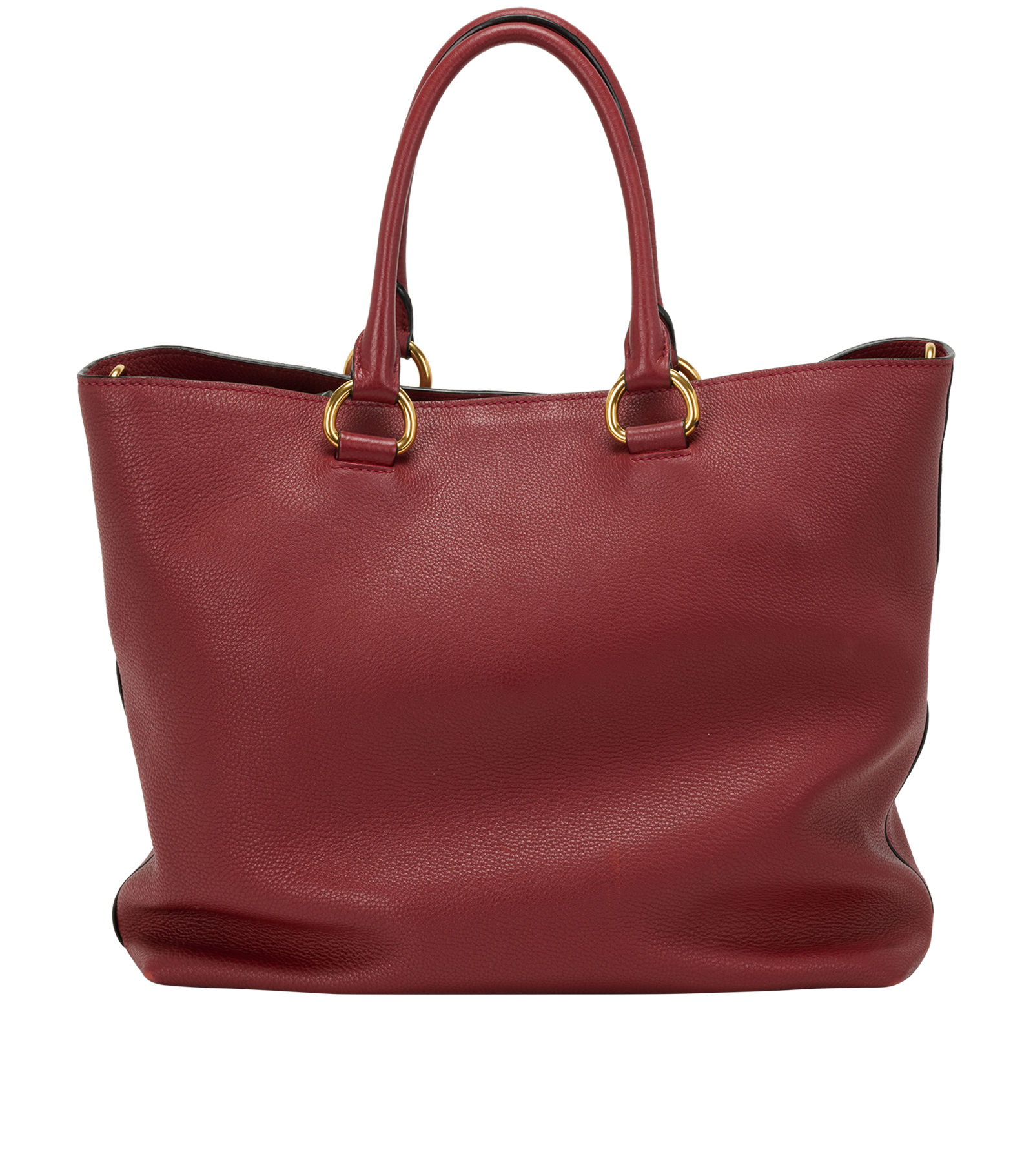 Phenix Shopper, &pound;495, Handbags, Red, Leather, Back view